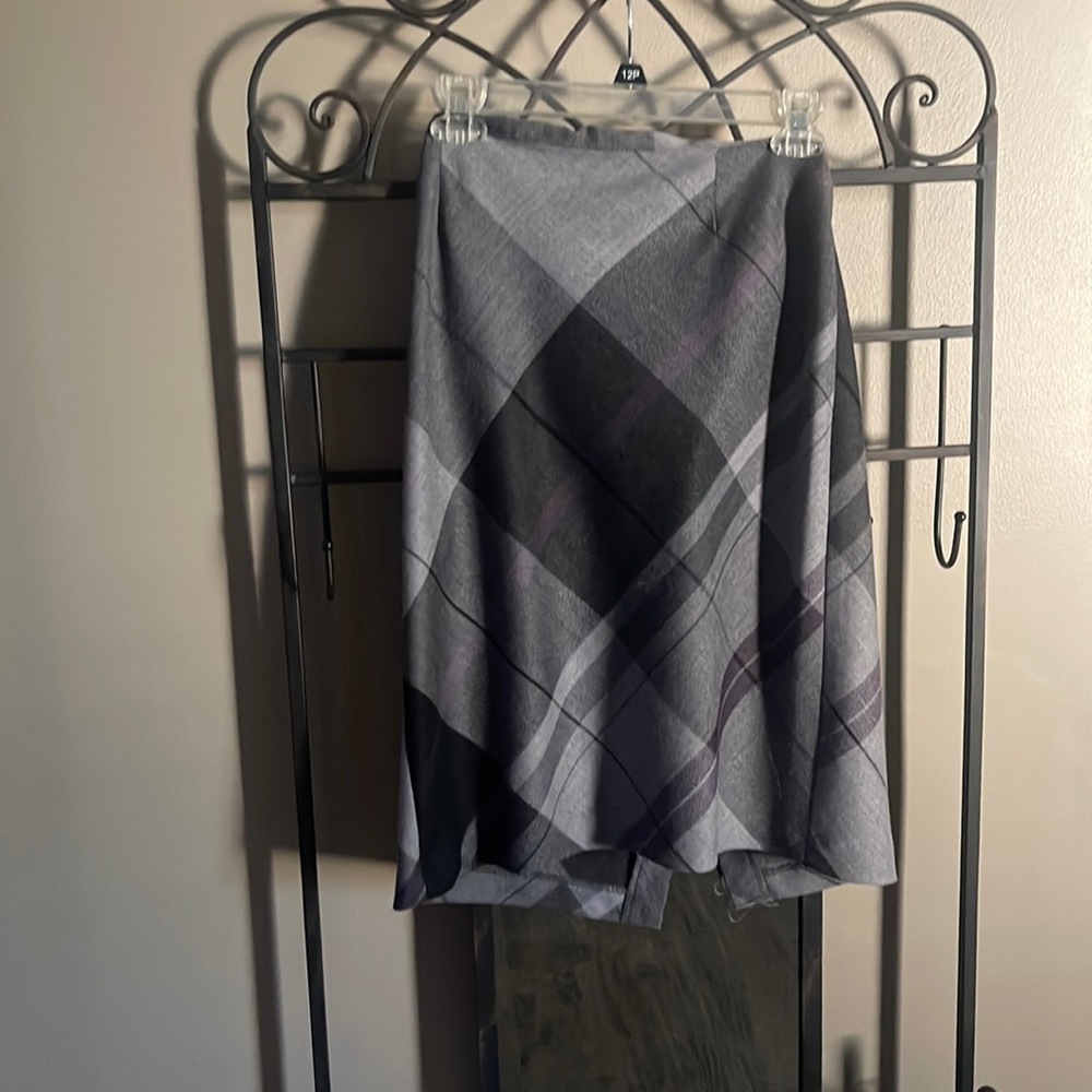 Women’s Plaid Pencil Skirt Sz 8